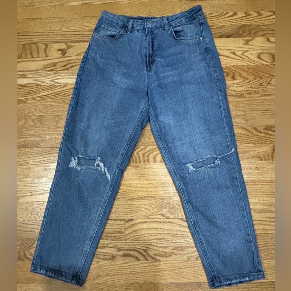 Wild Fable Distressed Highest Rise Mom Jeans sz 12